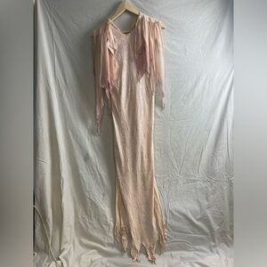 Gorgeous one of a kind vintage silk 80s dress wedding